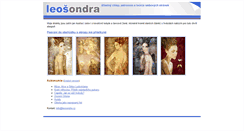 Desktop Screenshot of leosondra.cz